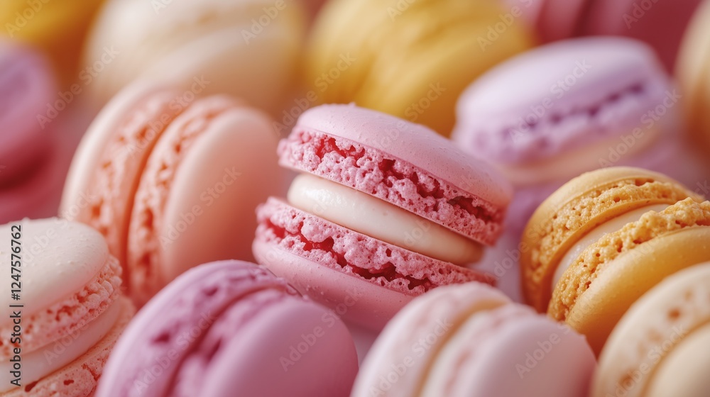 Obraz premium Sweet Macaron Feast