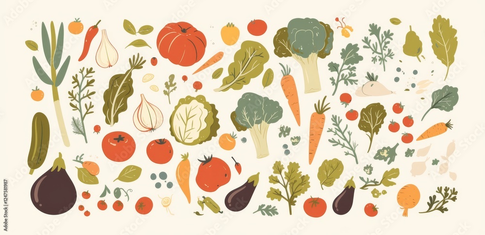 fresh vegetables on white background, ideal for healthy eating, cooking, and nutrition-themed designs fresh vegetables on white background, ideal for healthy eating, cooking, and nutrition-themed designs