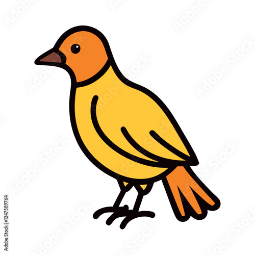 Yellow Bird Wildlife Nature Animal