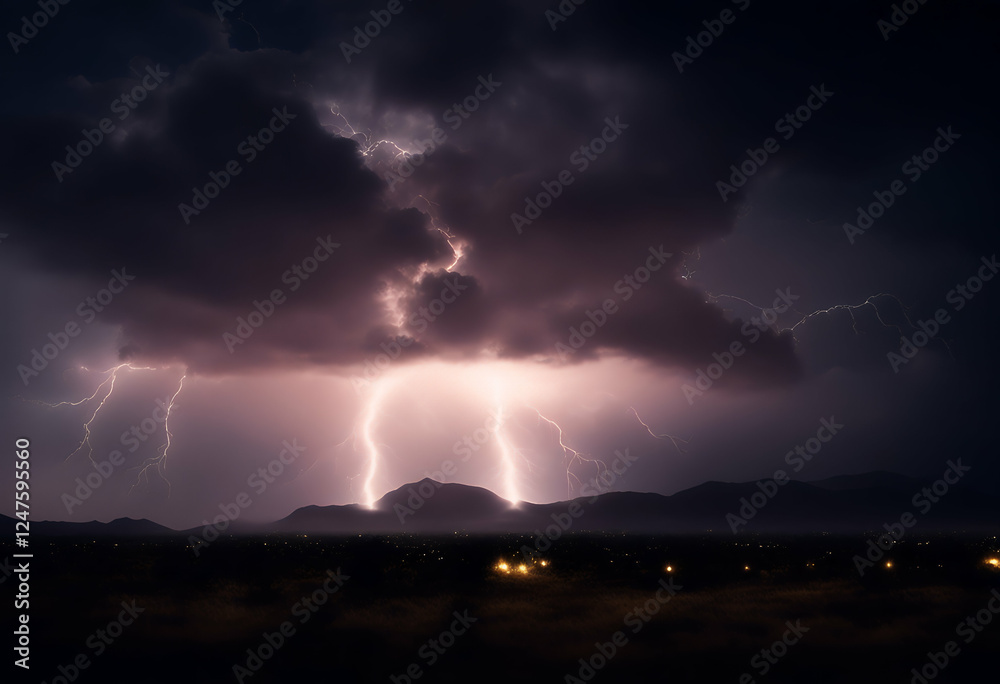 glow night sky surrounding landscape lightning glowing casting enchanting captivating energy electrifies overlay ai bolt transparent bright shiny stormy electricity spark design dark vector thunder glow night sky surrounding landscape lightning glowing casting enchanting captivating energy electrifies overlay ai bolt transparent bright shiny stormy electricity spark design dark vector thunder