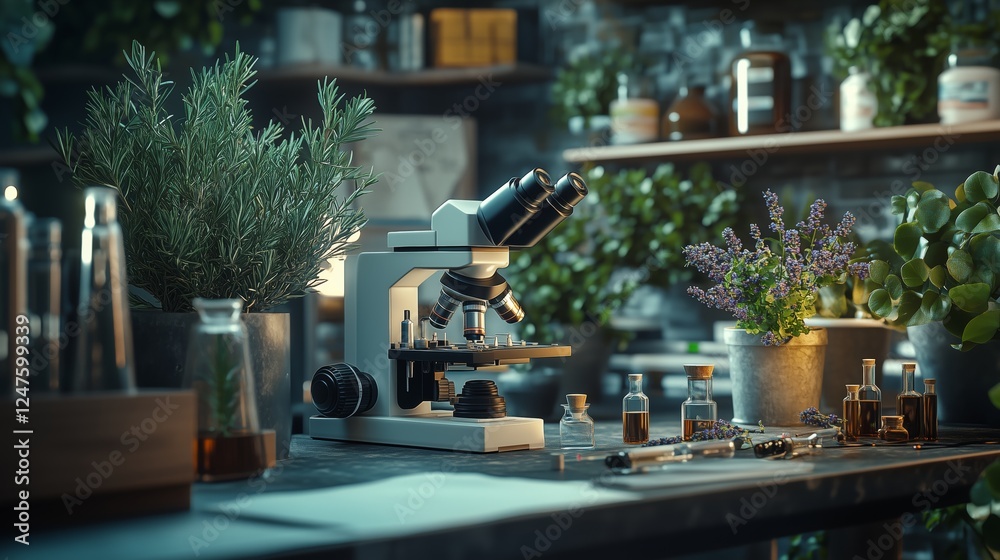 Botany laboratory microscope Botany laboratory microscope