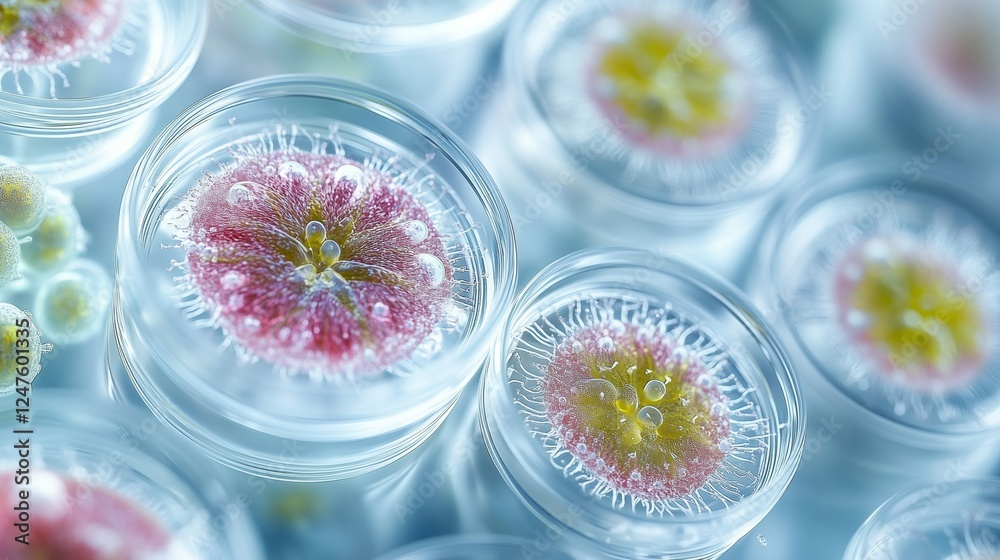 Flowers under the microscope Flowers under the microscope