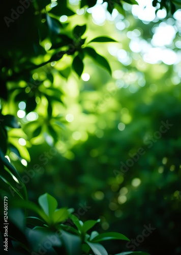 Green bokeh foliage natural background bokeh green bokeh green abstract background light bright blur pattern