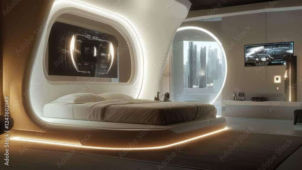 Futuristic Bedroom Design: A Glimpse into Tomorrow's Luxury Futuristic Bedroom Design: A Glimpse into Tomorrow's Luxury