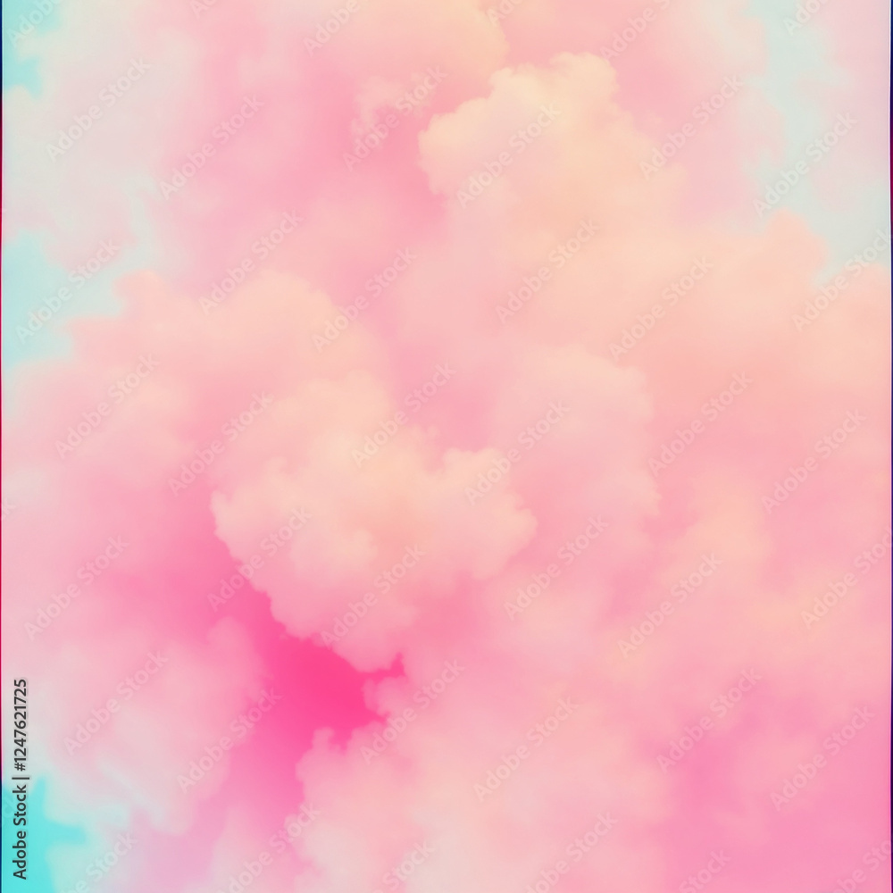 Bright pink cloud Bright pink cloud