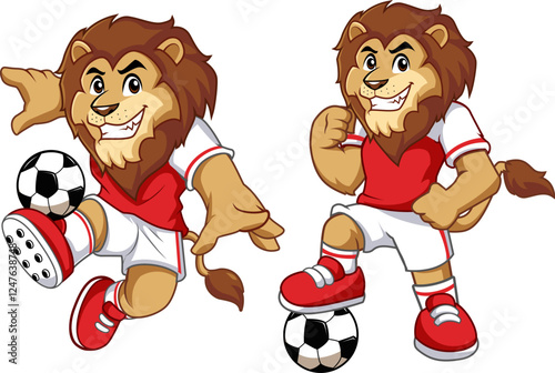 Soccer Savvy Lion Mascot Bundle Collection