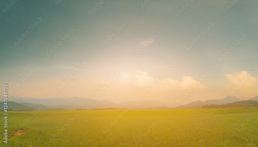 환한 빛이 퍼지는 부드러운 색조의 풍경, 따뜻한 감성을 표현하는 구름과 햇살 환한 빛이 퍼지는 부드러운 색조의 풍경, 따뜻한 감성을 표현하는 구름과 햇살