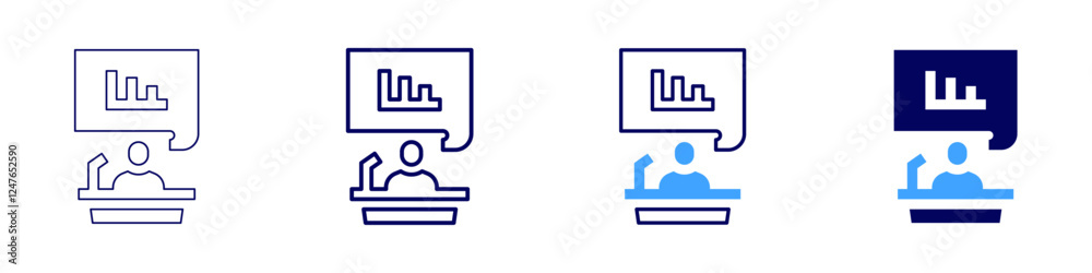 Session chair icon in 4 different styles. Thin Line, Line, Bold Line, Duotone. Duotone style. Editable stroke Session chair icon in 4 different styles. Thin Line, Line, Bold Line, Duotone. Duotone style. Editable stroke
