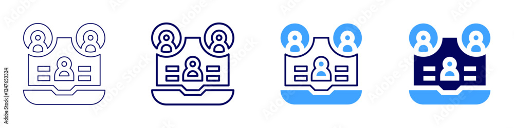 Technical paper icon in 4 different styles. Thin Line, Line, Bold Line, Duotone. Duotone style. Editable stroke Technical paper icon in 4 different styles. Thin Line, Line, Bold Line, Duotone. Duotone style. Editable stroke