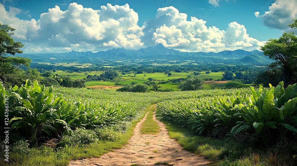 Obraz premium vineyard in tuscany