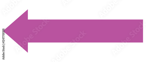 long arrow vector icon. double side left and right  straight Horizontal long arrow icon. flat style long arrow vector illustration.