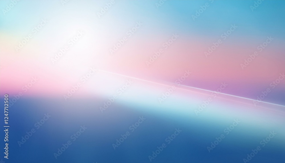 무지개빛이 부드럽게 흘러가는 꿈 같은 배경, 희망과 즐거움을 상징하는 이미지 무지개빛이 부드럽게 흘러가는 꿈 같은 배경, 희망과 즐거움을 상징하는 이미지