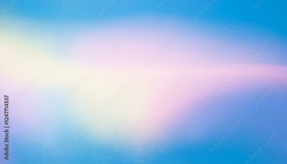 Obraz premium 무지개빛이 부드럽게 흘러가는 꿈 같은 배경, 희망과 즐거움을 상징하는 이미지