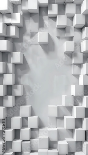 abstract background with squares photo