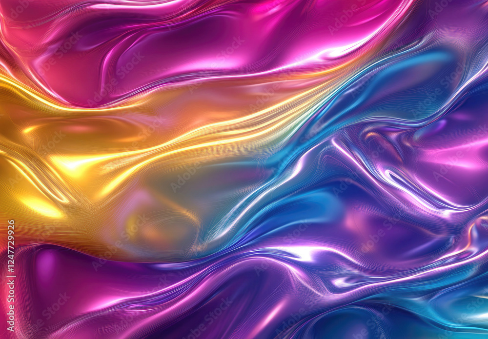 Obraz premium Vibrant Multicolor Bokeh Effect with Soft Glow