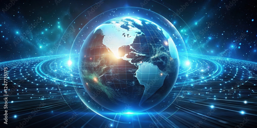 Global Network Connections A Futuristic Vision of Worldwide Interconnectivity and Data Flow Global Network Connections A Futuristic Vision of Worldwide Interconnectivity and Data Flow
