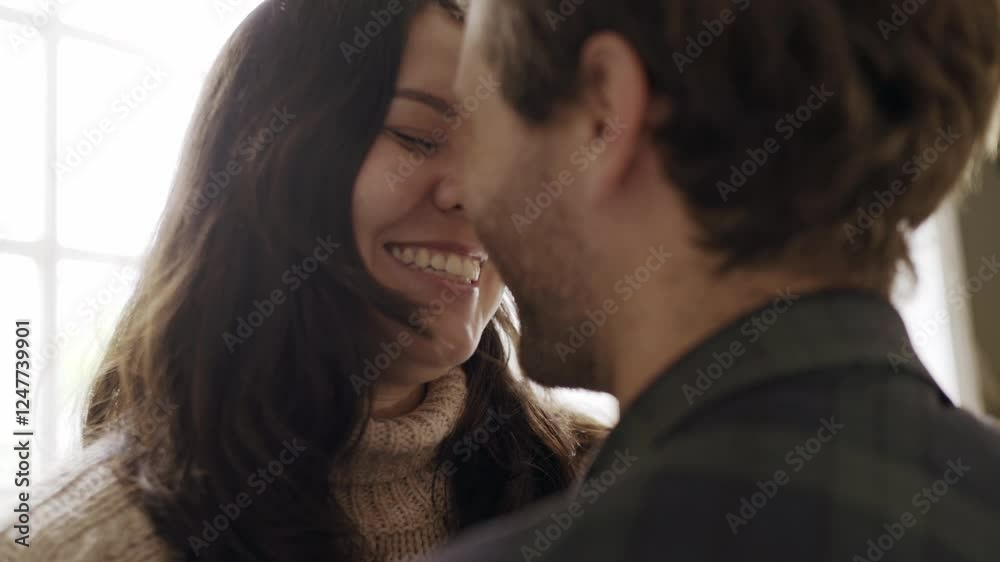 Love, couple and happy people together for a kiss, intimate moment or time bonding with romance or affection. Face, woman or happiness with partner, man or girlfriend with boyfriend in hug or embrace Love, couple and happy people together for a kiss, intimate moment or time bonding with romance or affection. Face, woman or happiness with partner, man or girlfriend with boyfriend in hug or embrace