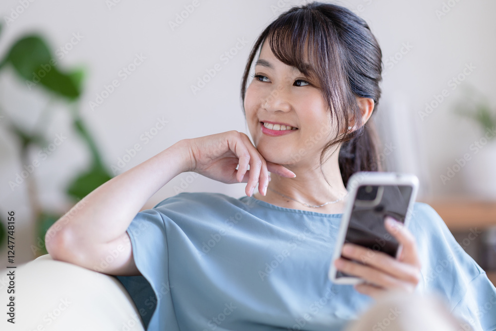 女性のポートレート