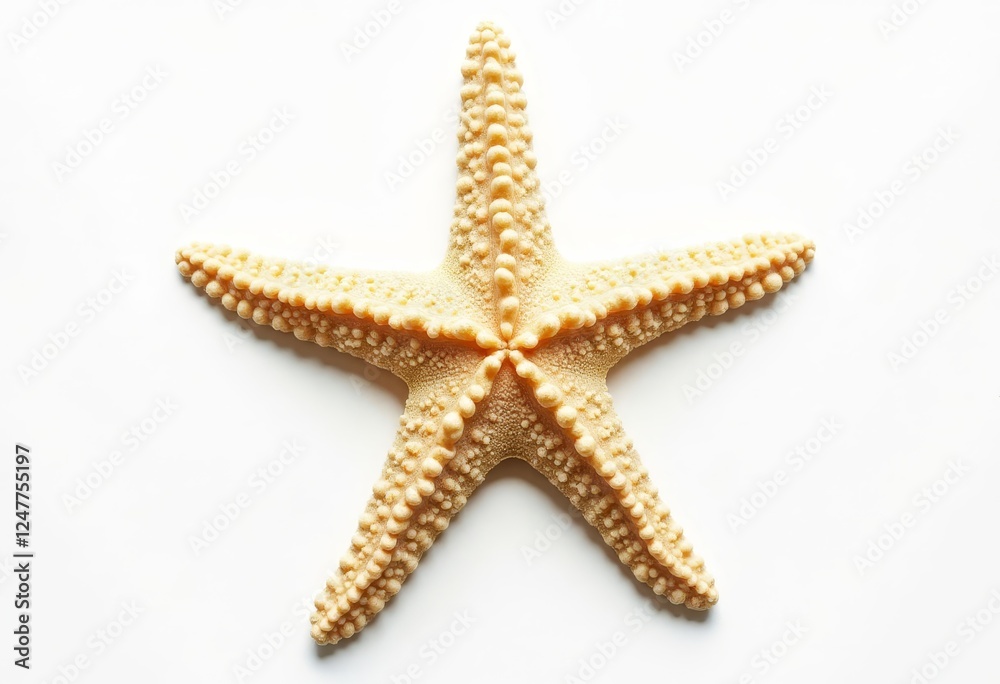 Knobby Starfish Isolated on White Background Knobby Starfish Isolated on White Background