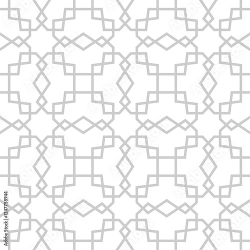 Abstract Islamic Motifs Pattern. An Islamic Background Elegance in Design