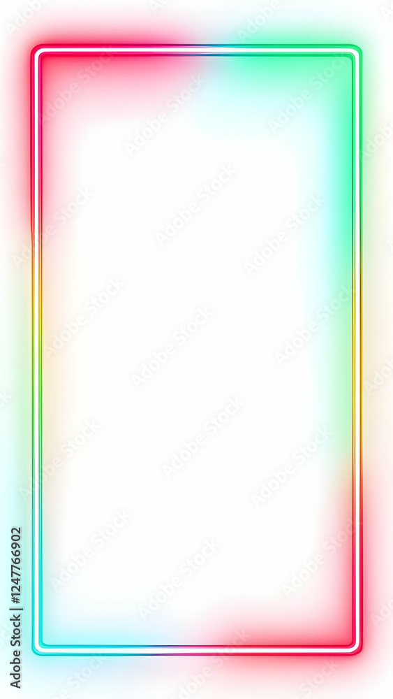 Neon frame copy space area Neon frame copy space area