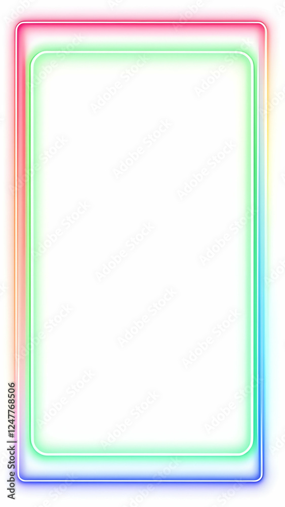 Neon frame copy space area Neon frame copy space area