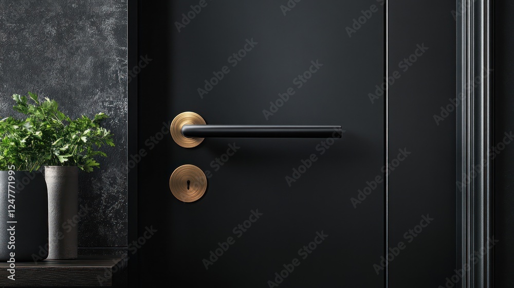 Obraz premium door with key