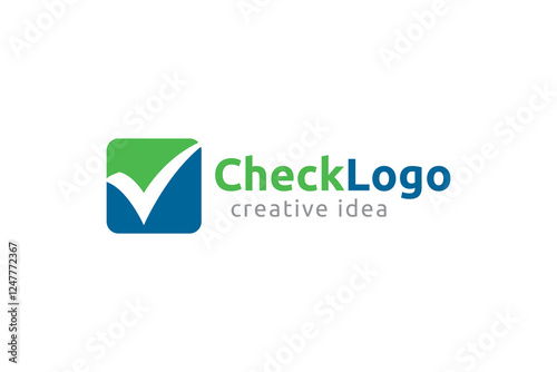 Free Download Creative Check Concept Logo Design Template - GFXLoad