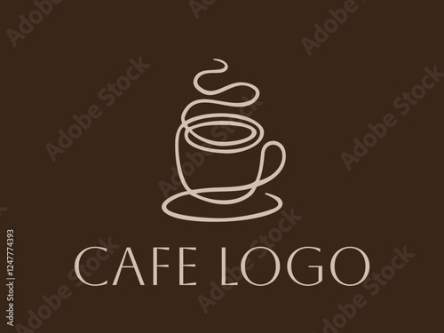 Specialty Coffee Shop Logo Chic Contemporary Café Branding Artisanal Elegant Handcrafted  Simple Modern cafe Identity 