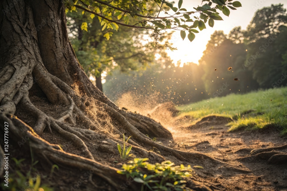 Digging for Sunlight: A Nature Portrait Photography Study of Roots and Earth Digging for Sunlight: A Nature Portrait Photography Study of Roots and Earth