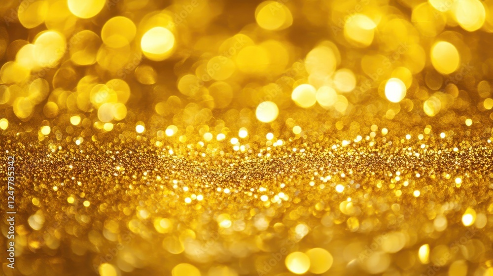 Golden Glitter Background Texture with Sparkling Lights Golden Glitter Background Texture with Sparkling Lights