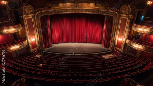 Grand Theatre Stage and Empty Seats