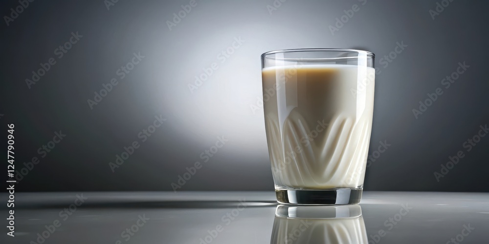 Creamy white liquid in a glass with a subtle ripple effect, glass, dairy product, glass, dairy product Creamy white liquid in a glass with a subtle ripple effect, glass, dairy product, glass, dairy product