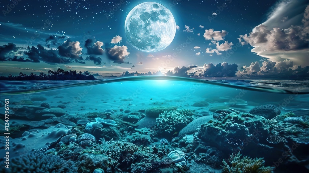Underwater_Moon_Fantasy_art_magical_sea_wallpape Underwater_Moon_Fantasy_art_magical_sea_wallpape
