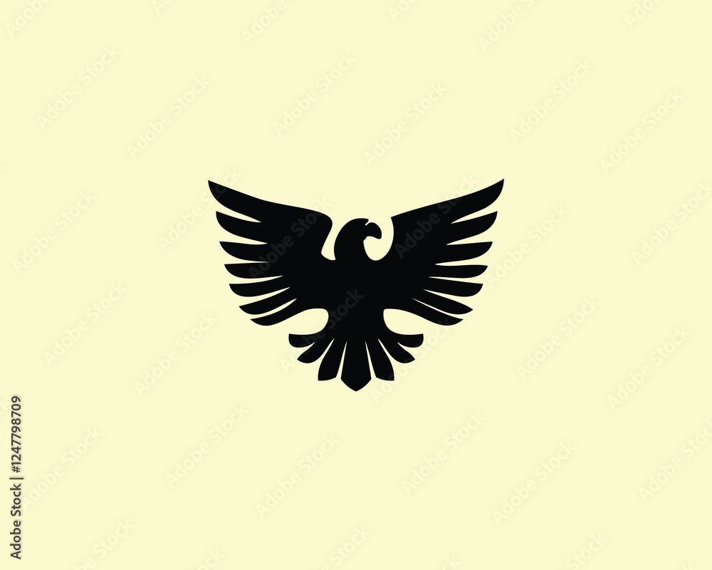 Fototapeta premium Eagle Logo Design vector template. Eagle