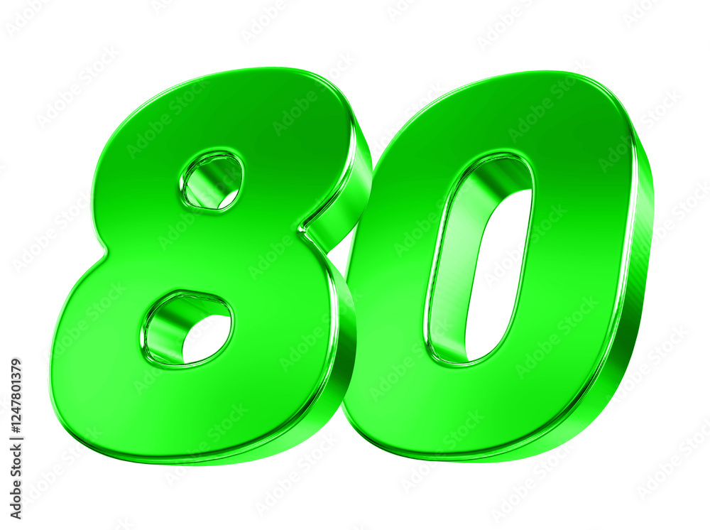 Green Number 80 Green Number 80