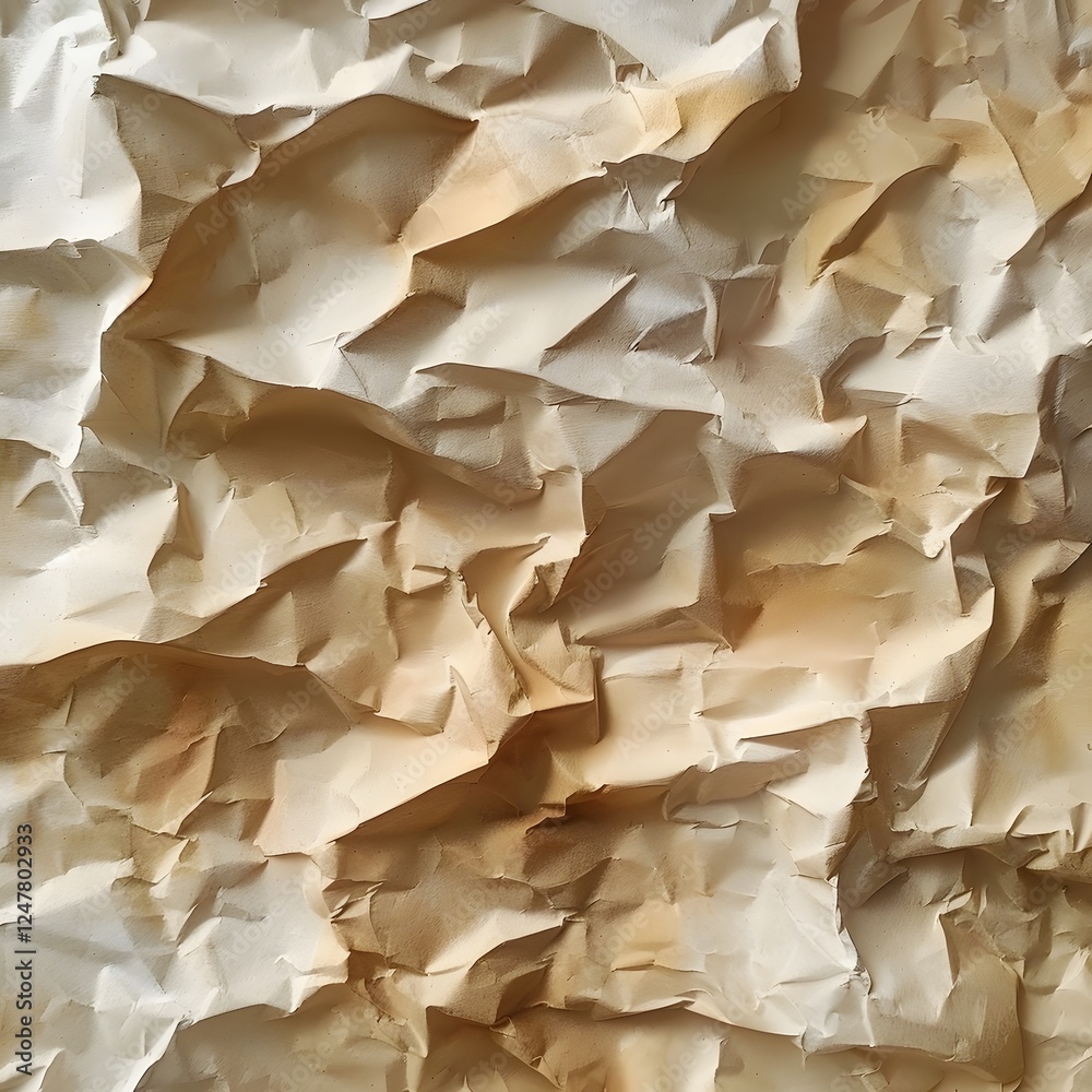 Obraz premium Aged Parchment Paper Texture with Vintage Grunge Details for Retro Design