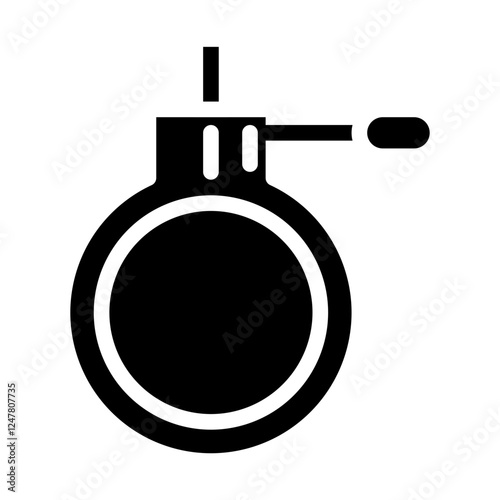open the handcuffs solid icon
