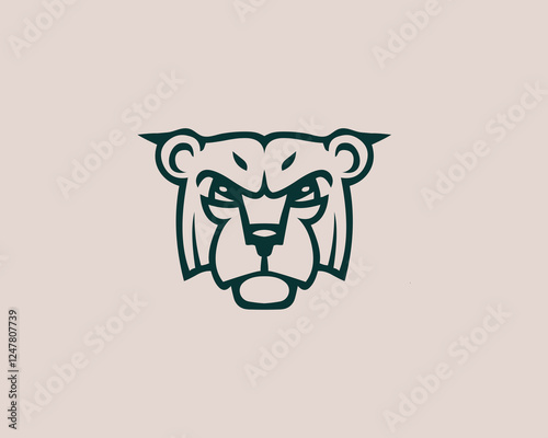 Lion logo design vector template. Lions