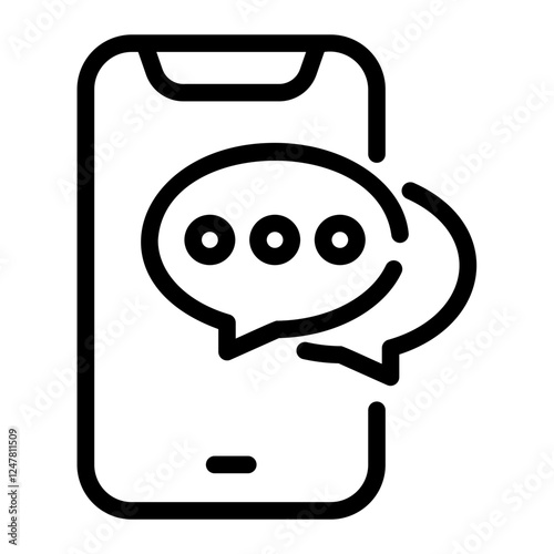 chat Line Icon