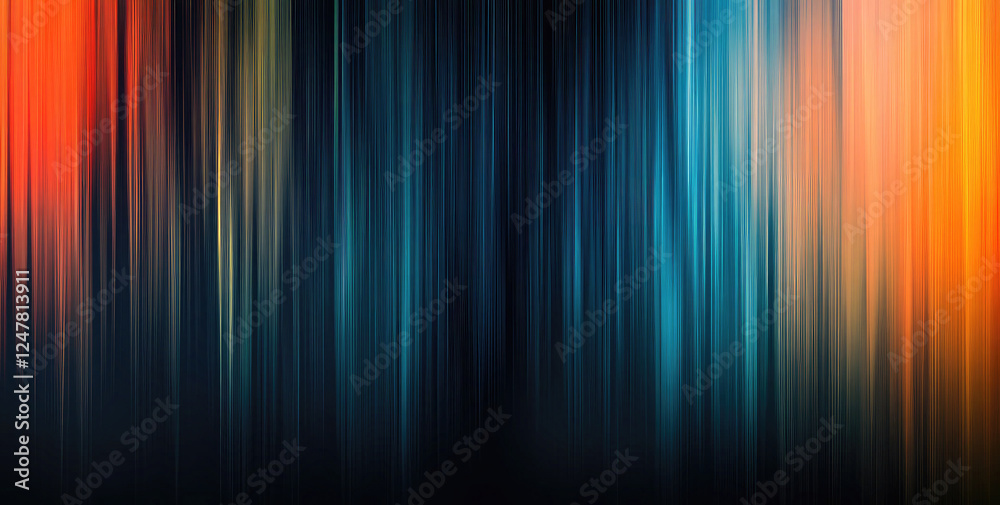 Fototapeta premium Abstract Gradient Wave Layers Design