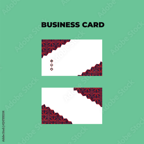 Business card and id card design template.id card,identity card,college id card.