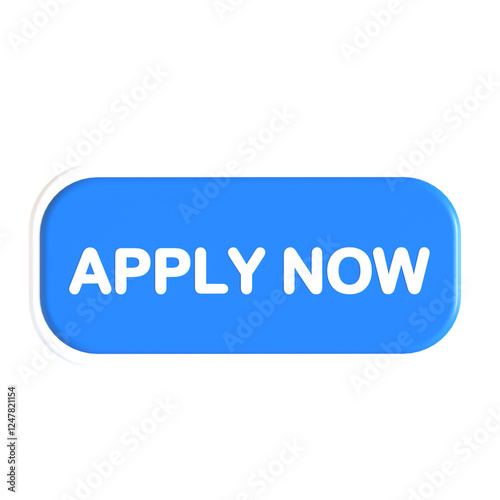 apply now button 3d icon illustration