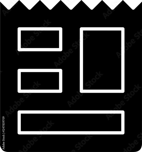 Vector illustration of Pantone icon. These icons are perfect for use in web design, graphic design or other projects.