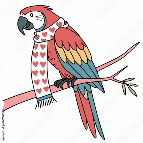 parrot on a branch