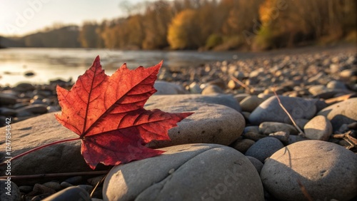 Vlaminck's Vibrant Autumn: Minimalist Landscape Photography photo