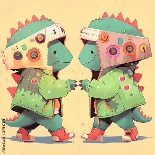 two little boys