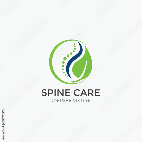 Spine logo, Chiropractic logo, Creative Chiropractic Concept Design Template, Back, Bone, Care chiropractic logo fully editable vector template