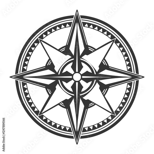 A linear angular designs of mandala vector design and illustration