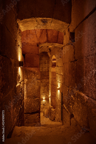 Cistern in Dara Ancient City in Turkey